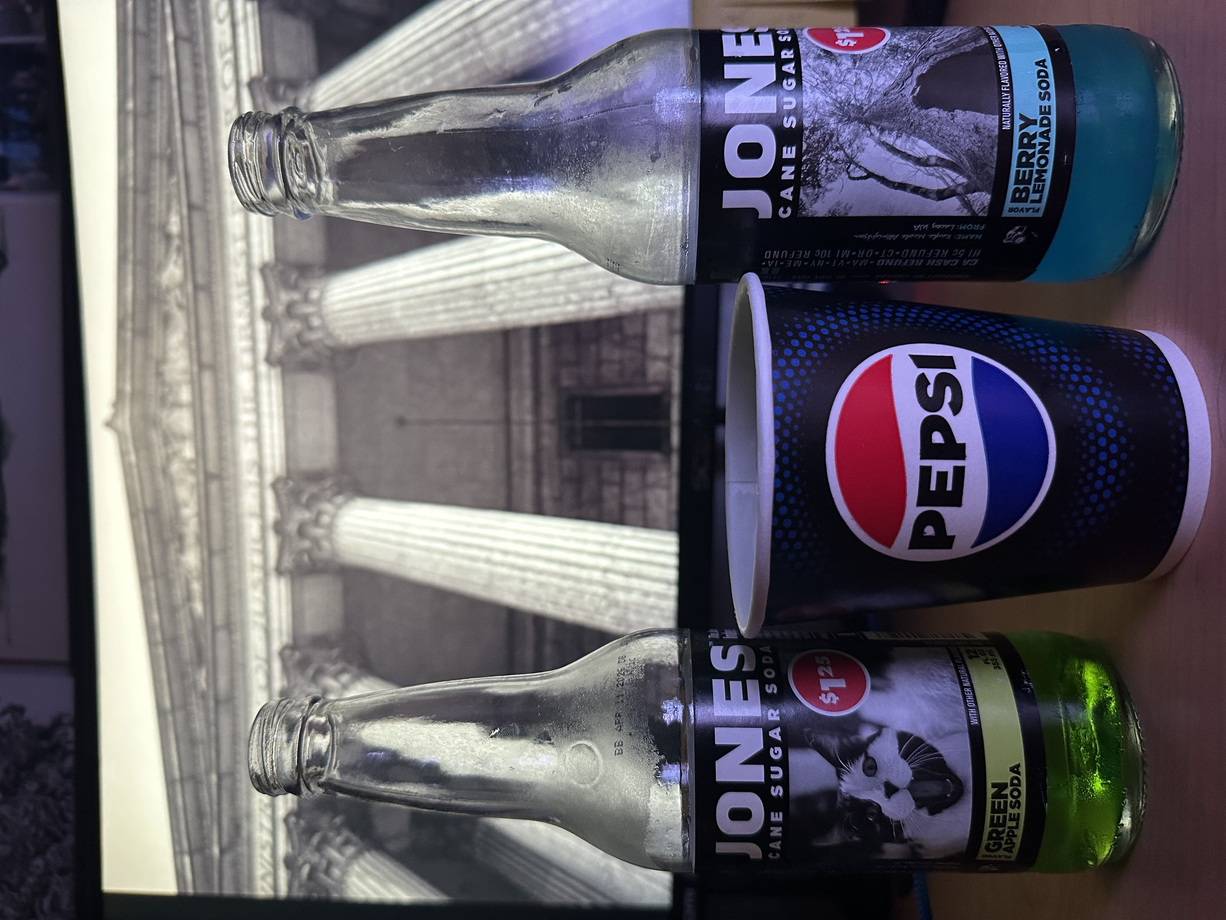 Blue Berry Lemonade x Green Apple Jones Cane Sugar Soda